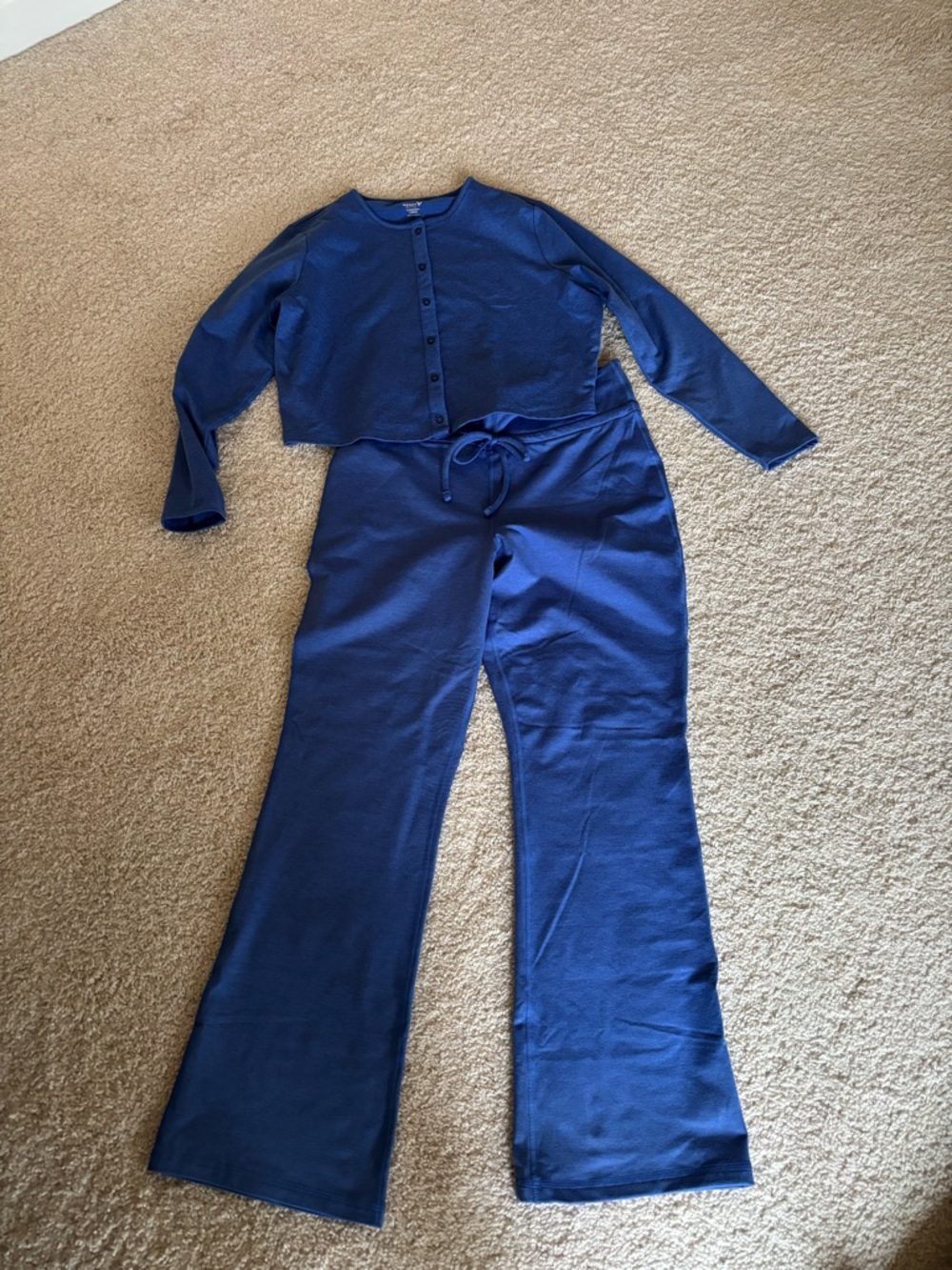 NEW Old Navy blue CloudComfy Lounge Set L